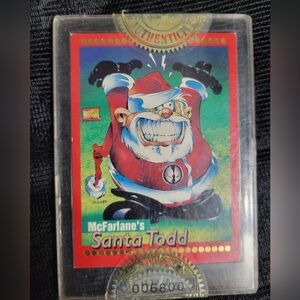 McFarlane's Santa Todd Trading Card